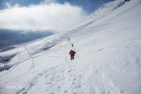 Traverso con ciaspole