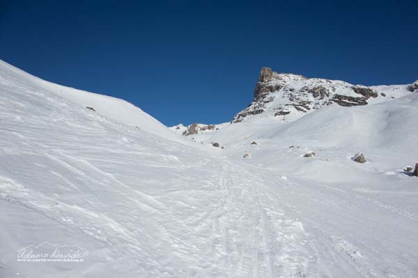 ciaspolata da Milano, salendo in Val d'Agnel