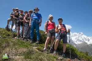 Il gruppo a Cima Mutta