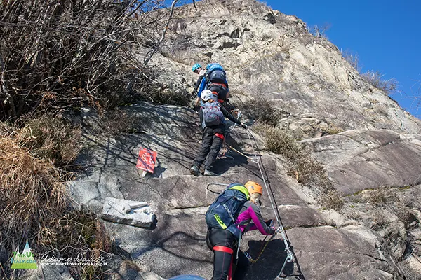 inizio via ferrata