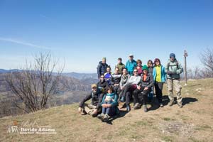 Gruppo trekking lombardia sul Monte Osero