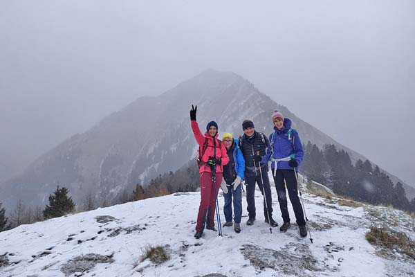 gruppo in cima