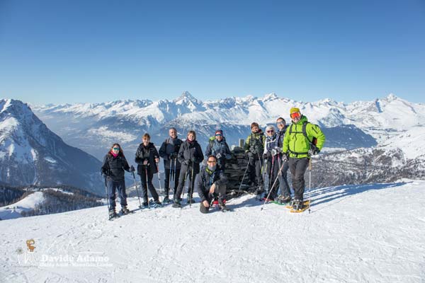 cima hohture gruppo milano ciaspolata