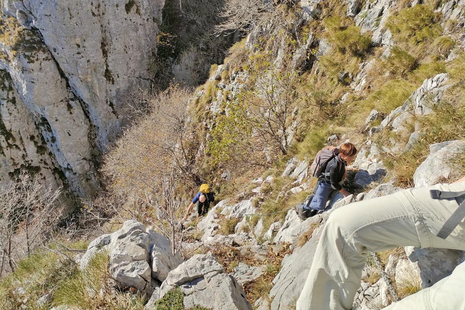 tratto attrezzato Sentiero Ger