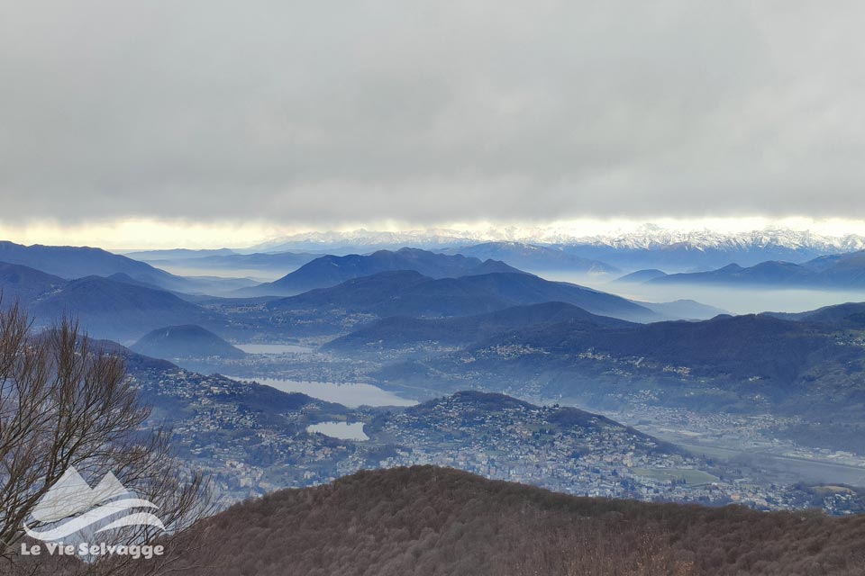 Escursione sul Monte Boglia, il panorama