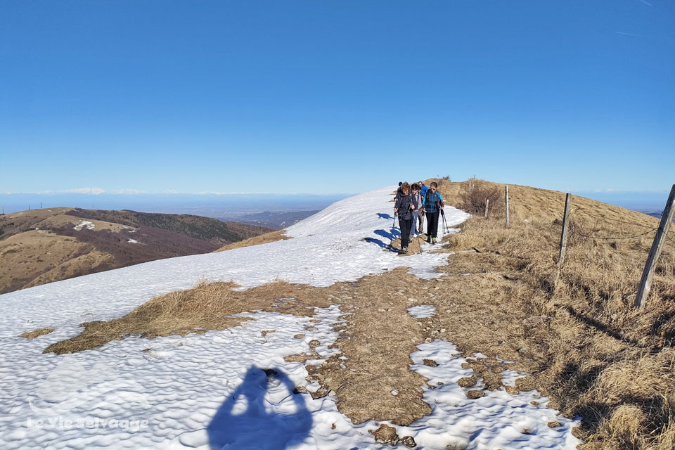 escursione sul monte ebro il crinale