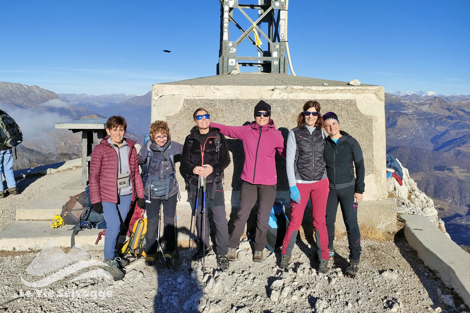 escursione di capodanno sul Monte Resegone tutti in cima
