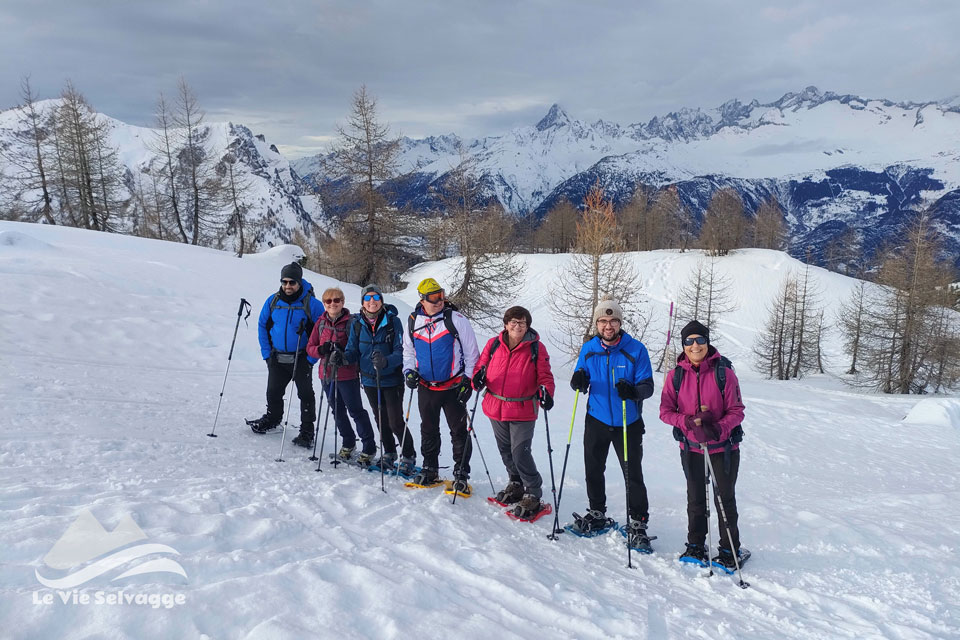 Ciaspolata a Rothwald il gruppo