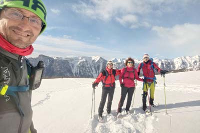 ciaspolata all'Alpe Fontaney