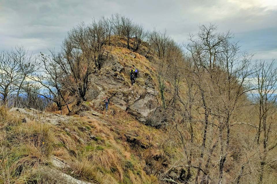 Manico del Lume, cresta EE