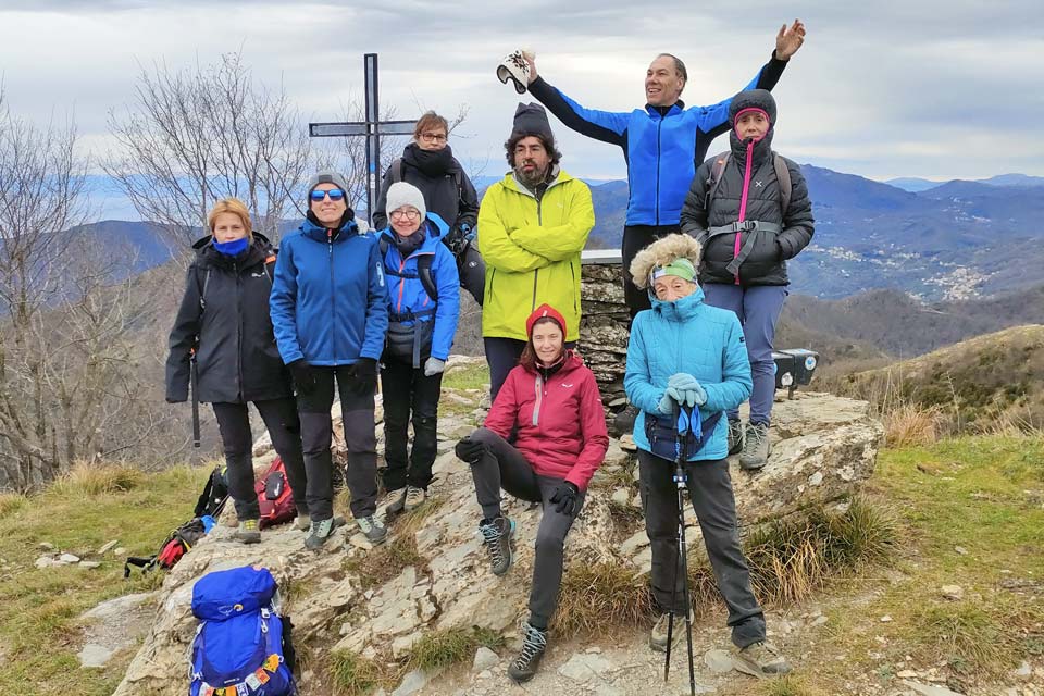 Monte manico del lume escursione di gruppo