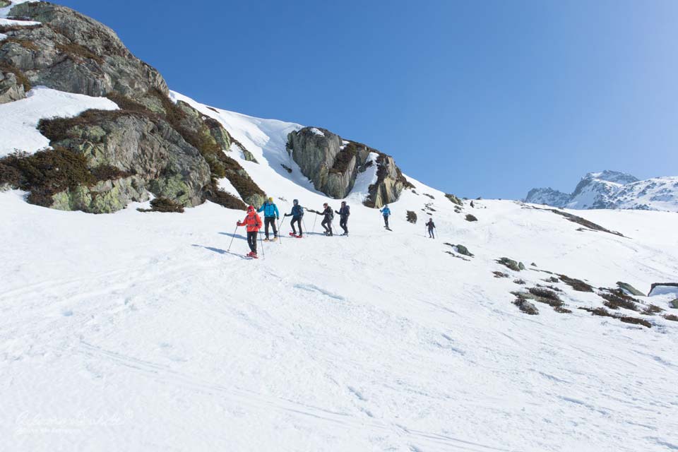 Laghi del Suretta discesa iniziale