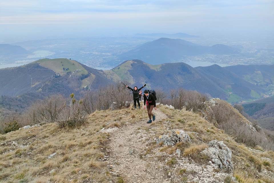 Monte Bronzone Lago Iseo cresta