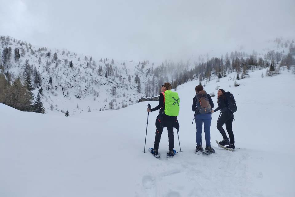 Ciaspolata in Val Tartano casera