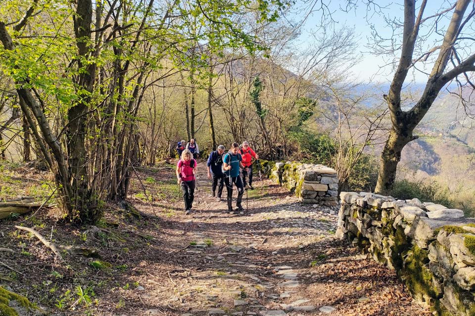 Sasso gordona la mulattiera