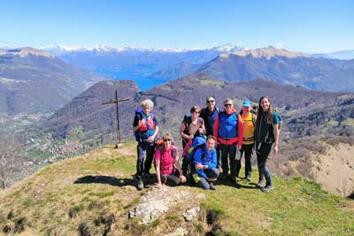 Escursione al Sasso Gordona con quattro soli