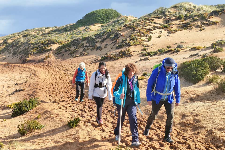 Sentiero dei pescatori dune di sabbia