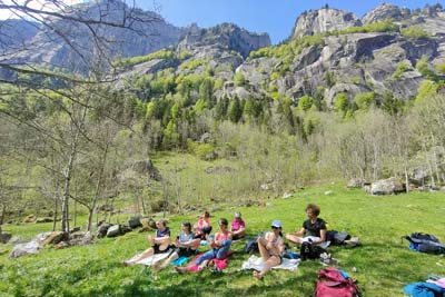 Due giorni di yoga del respiro in Val di Mello