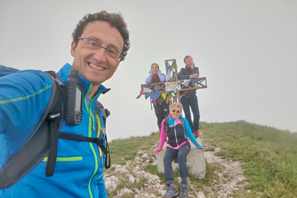 Corni di Canzo in cima al corno Occidentale