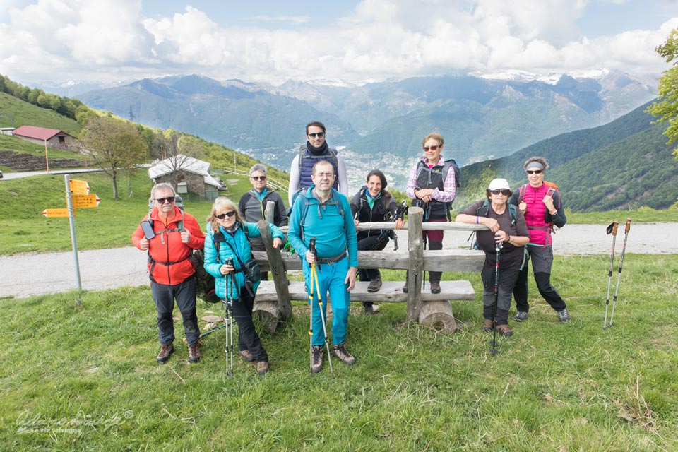 Monte Tamaro escursione di gruppo