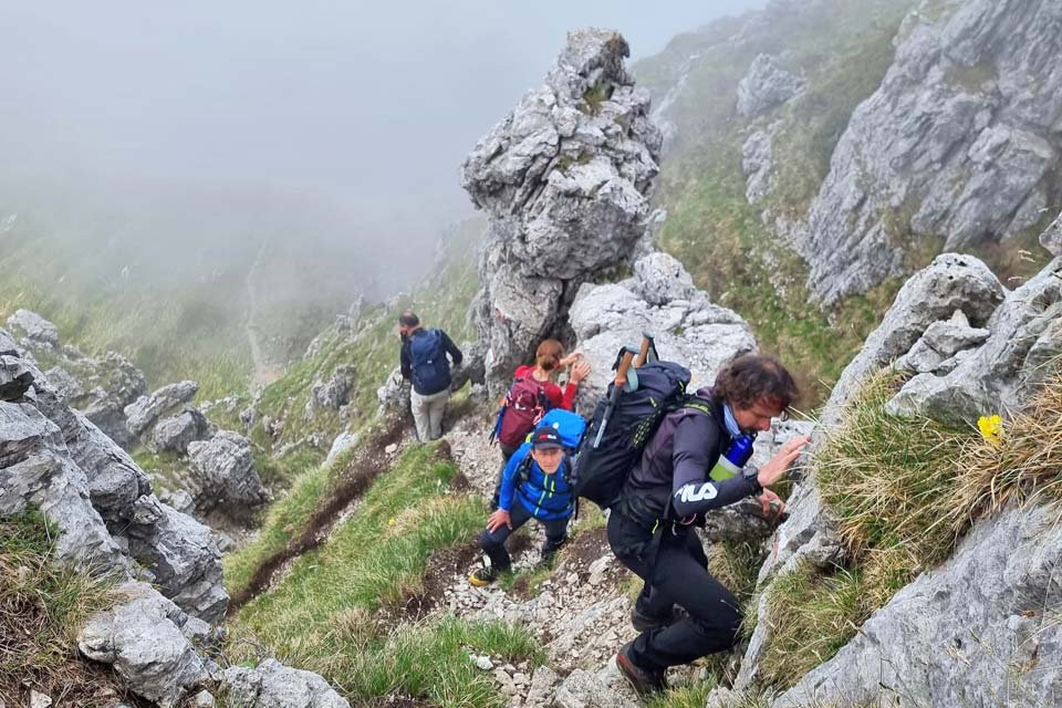 Creste nord del Resegone disarrampicare