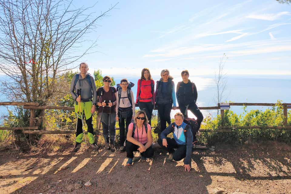Il gruppo a Camogli