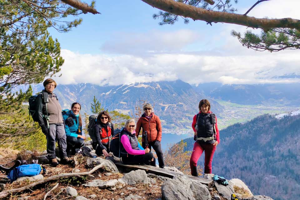 In cima alla cresta Sheidegg