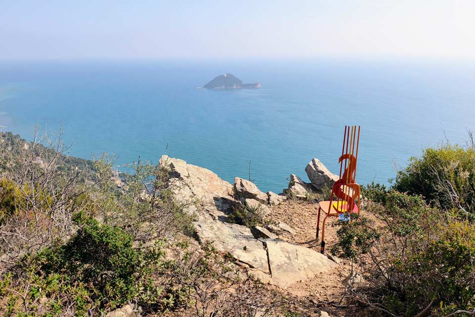 Vista sull'Isola Gallinara