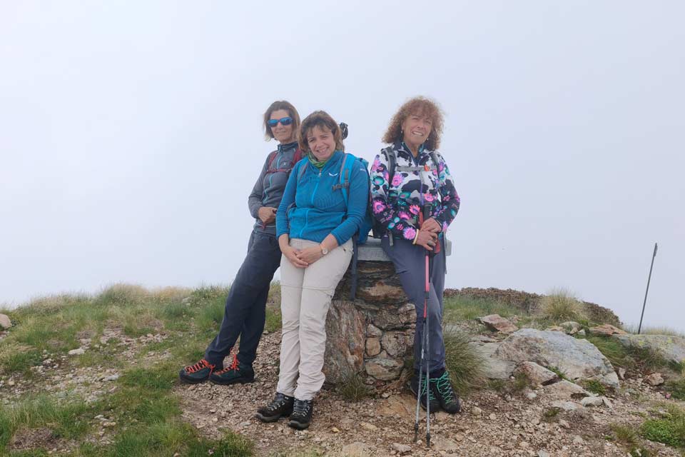 Il gruppo sulla punta tre vescovi