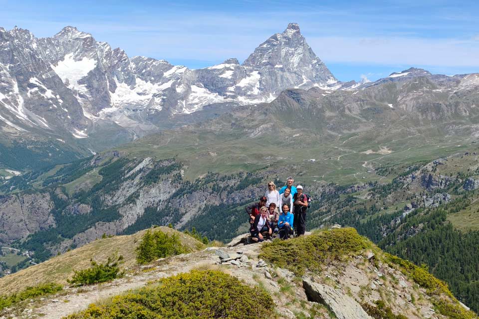 il gruppo in cima