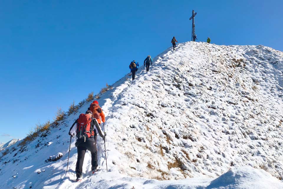 In salita sulla cresta