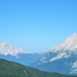Trekking sulle Dolomiti Friulane: La vista verso le Dolomiti bellunesi, Pelmo e Antelao