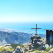 Il panorama dalla cima