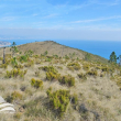 Il panorama dal crinale