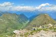 Una parte di panorama dalla cima