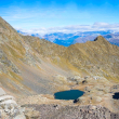 Il Lago Reguzzo e la Cima di Rodes. vicino al lago si trova il Rifugio