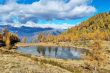 Il Lago Zocche con i colori autunnali