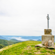 l'ampio panorama dalla cima