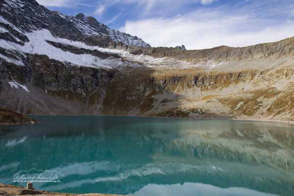 Il Lago Camposecco con il passo Coronette Lago Camposecco
