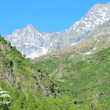 Nel vallone, lassù il rifugio ai piedi del Pizzo Andolla