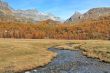 Il torrente e la piana con le cime tra Devero e Veglia