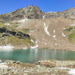 Il lago alpino nei pressi del bivacco