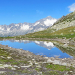 Il Lago del Passo e sullo sfondo le montagne Urane