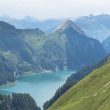 La vista verso il Lago di Luzzone