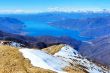Una porzione dell'ampio panorama, qui il Lago Maggiore