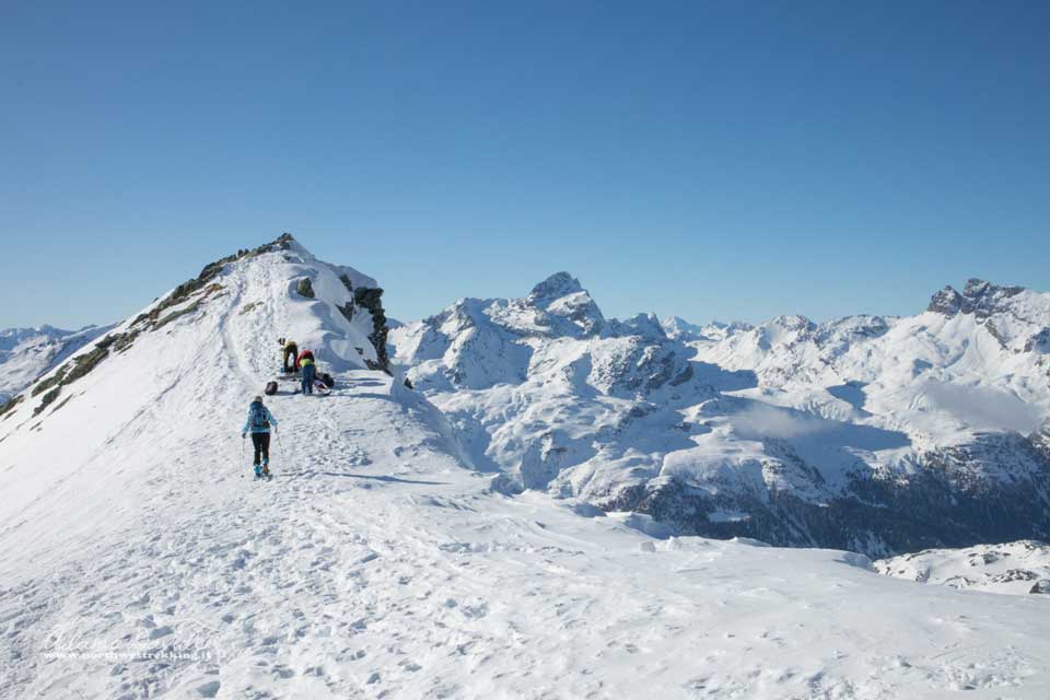 Ciaspolata al Piz Campagnung